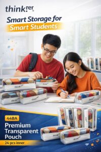 Set of Pencil pouch model no. 448a