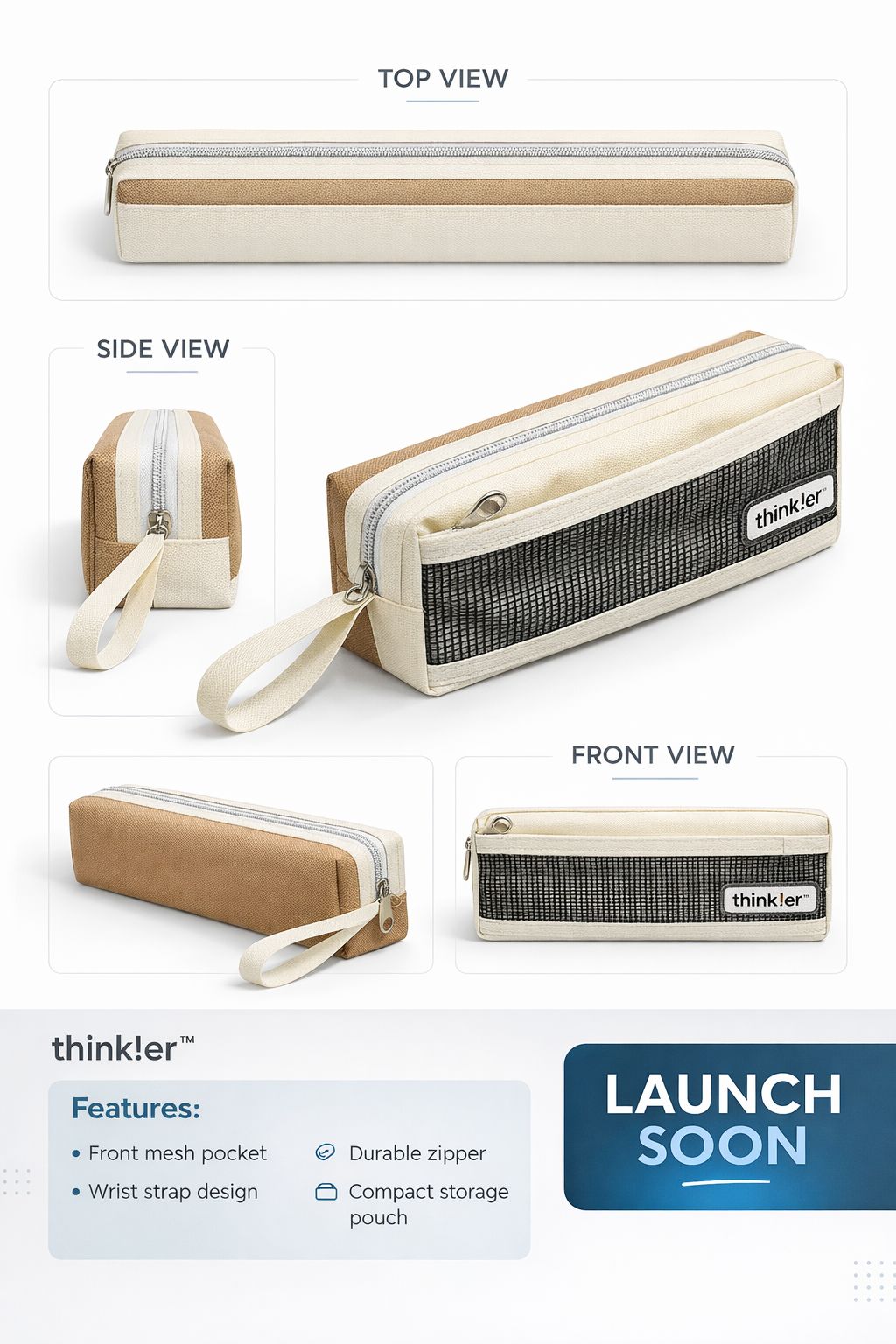 Pencil Pouch with mesh