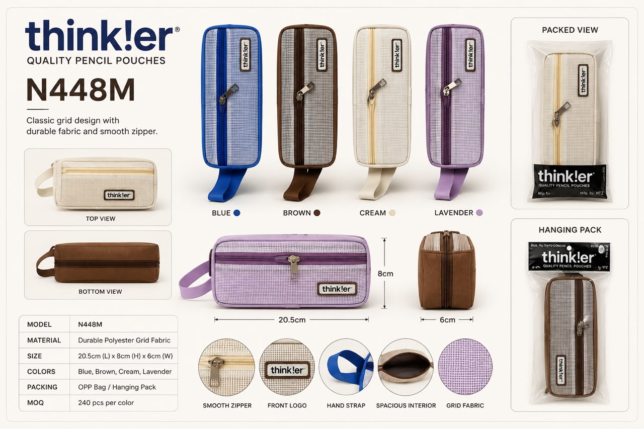 Navkaar tradezone is the best pencil pouch manufacturer in Mumbai, india, we manufacture high quality pencil pouches . Thinker pencil pouch manufacturer in india by Navkaar Tradezone, we manufacture high quality, durable pencil pouches.2
