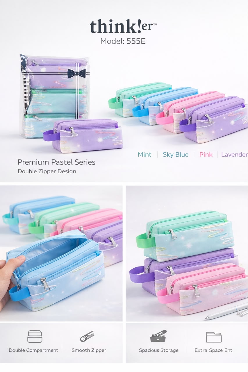 Navkaar tradezone is the best pencil pouch manufacturer in Mumbai, india, we manufacture high quality pencil pouches . Thinker pencil pouch manufacturer in india by Navkaar Tradezone, we manufacture high quality, durable pencil pouches.2