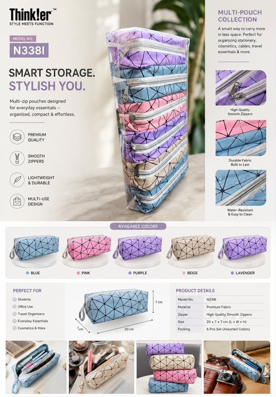 Navkaar tradezone is the best pencil pouch manufacturer in Mumbai, india, we manufacture high quality pencil pouches . Thinker pencil pouch manufacturer in india by Navkaar Tradezone, we manufacture high quality, durable pencil pouches.2