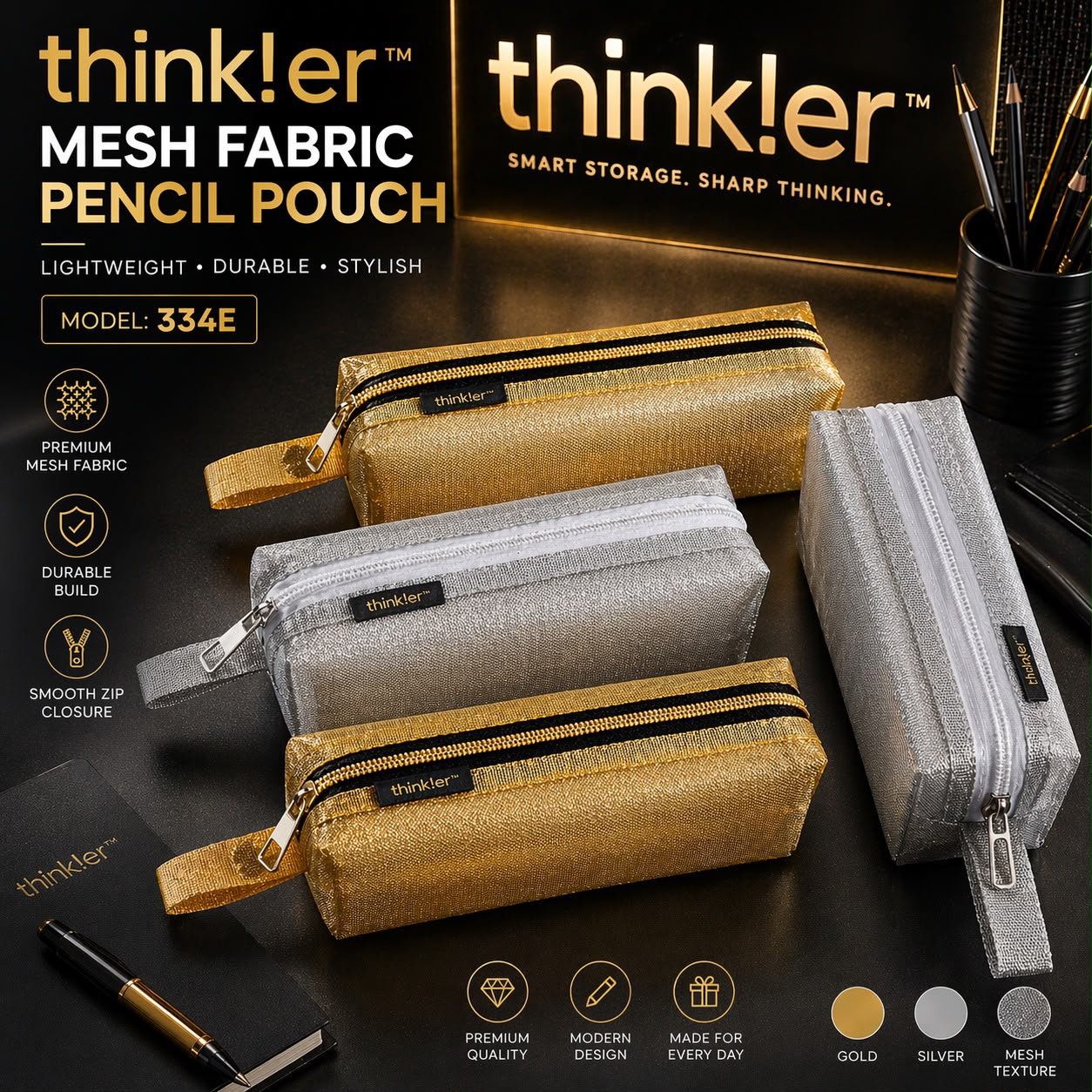 Navkaar tradezone is the best pencil pouch manufacturer in Mumbai, india, we manufacture high quality pencil pouches . Thinker pencil pouch manufacturer in india by Navkaar Tradezone, we manufacture high quality, durable pencil pouches.2