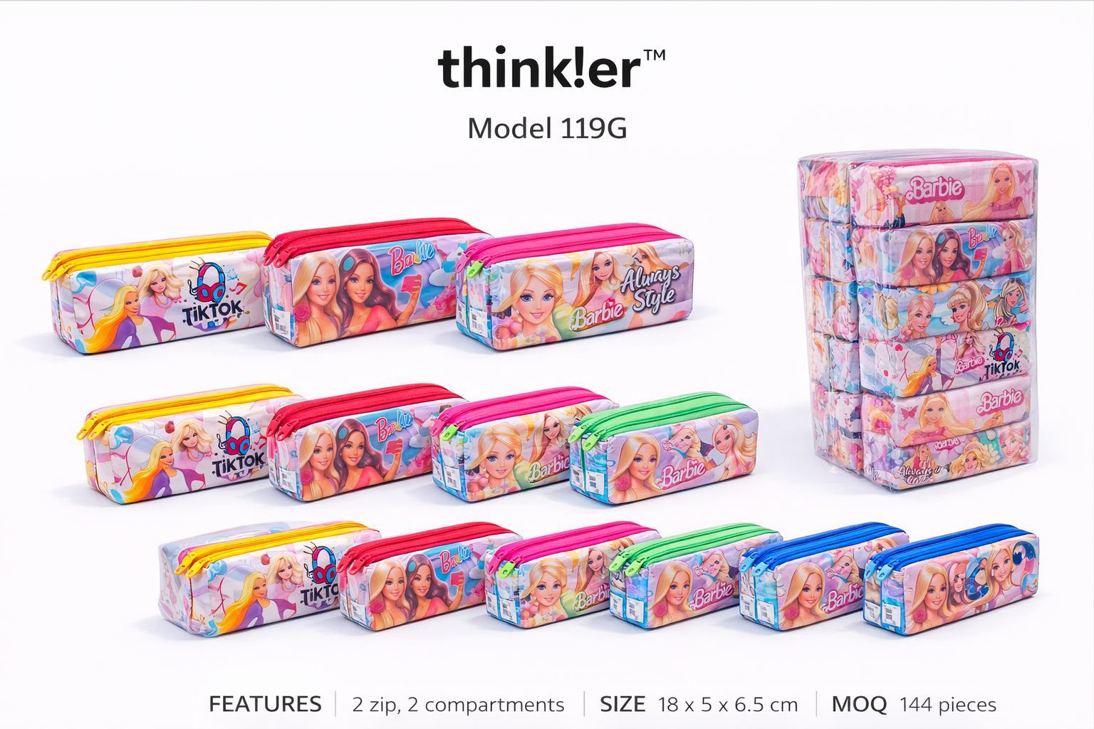 Navkaar tradezone is the best pencil pouch manufacturer in Mumbai, india, we manufacture high quality pencil pouches . Thinker pencil pouch manufacturer in india by Navkaar Tradezone, we manufacture high quality, durable pencil pouches.2