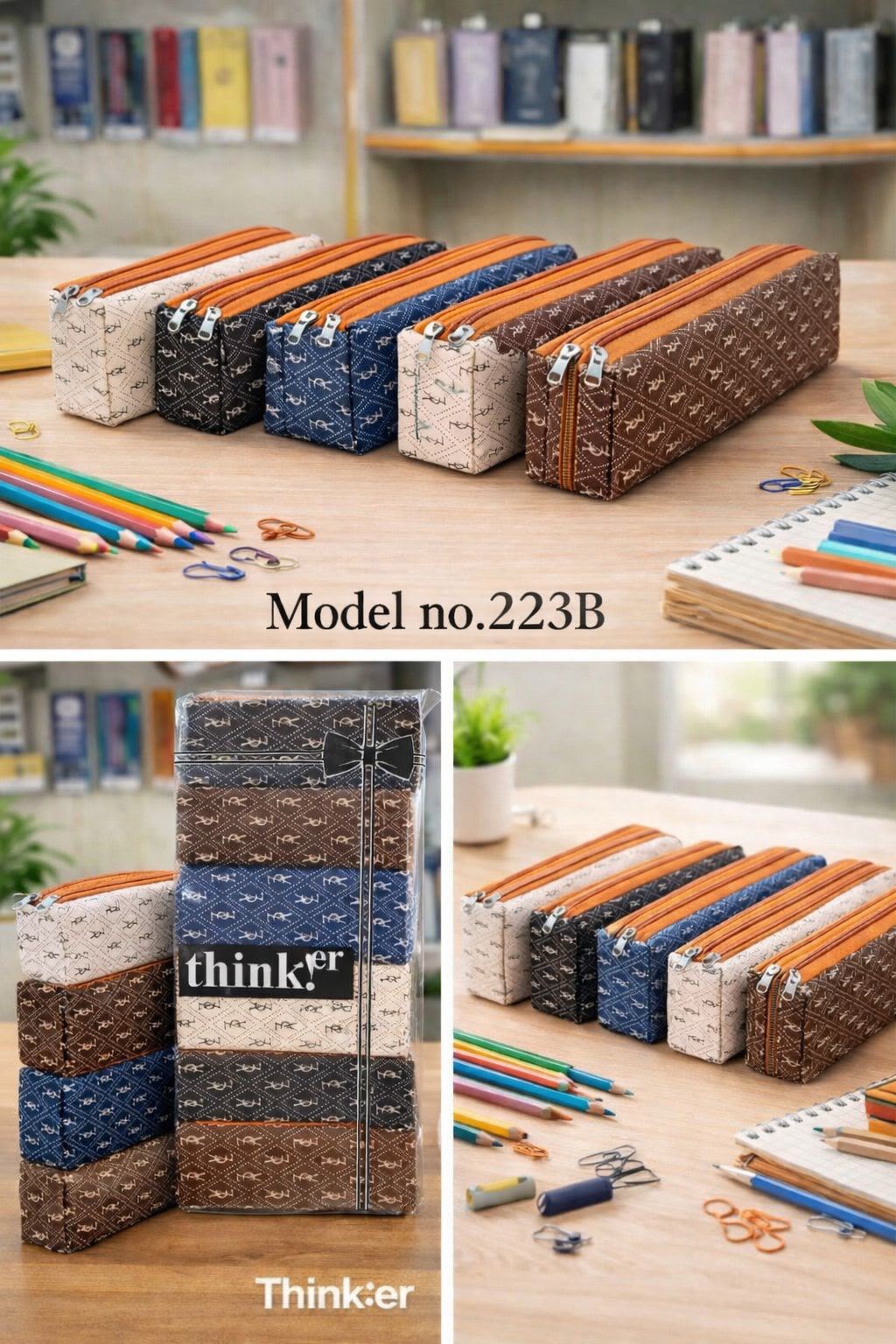 Navkaar tradezone is the best pencil pouch manufacturer in Mumbai, india, we manufacture high quality pencil pouches . Thinker pencil pouch manufacturer in india by Navkaar Tradezone, we manufacture high quality, durable pencil pouches.2
